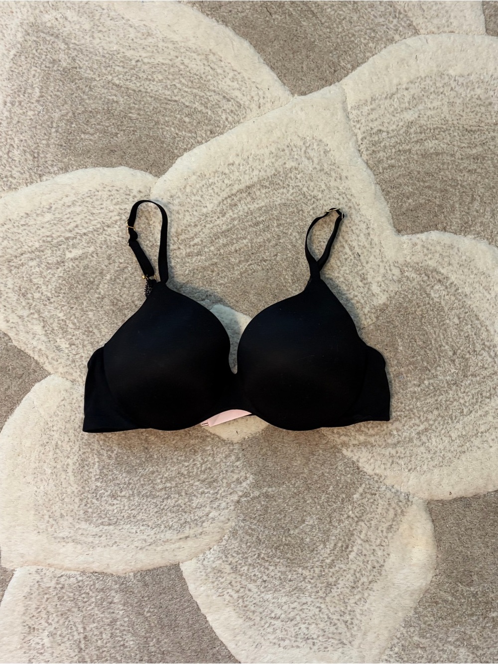 Victoria's Secret Black Bra with Lace Straps